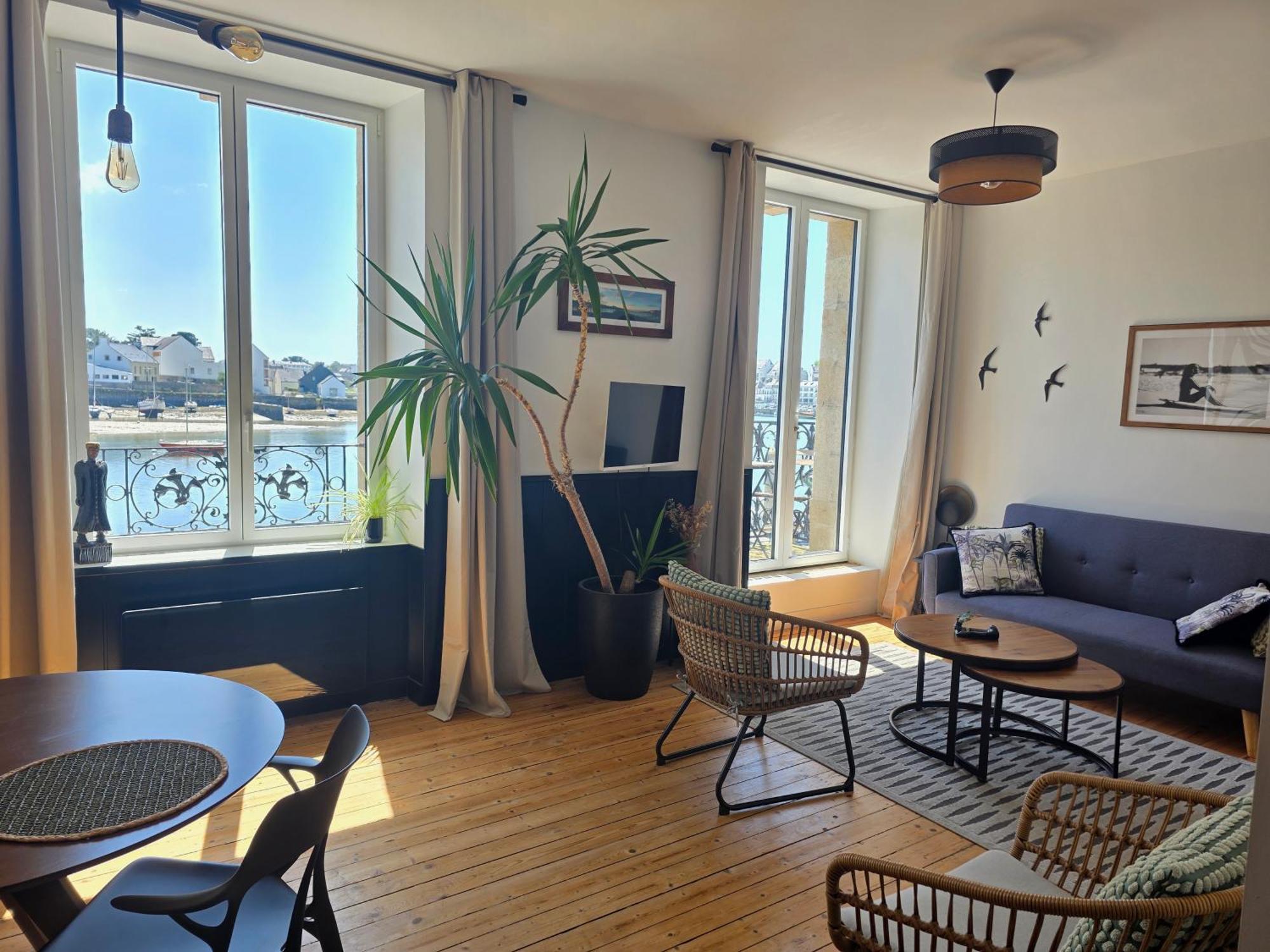 Anatoline Audierne Appart'Hotel Vue Mer - Sea & Harbor Stay Exteriör bild