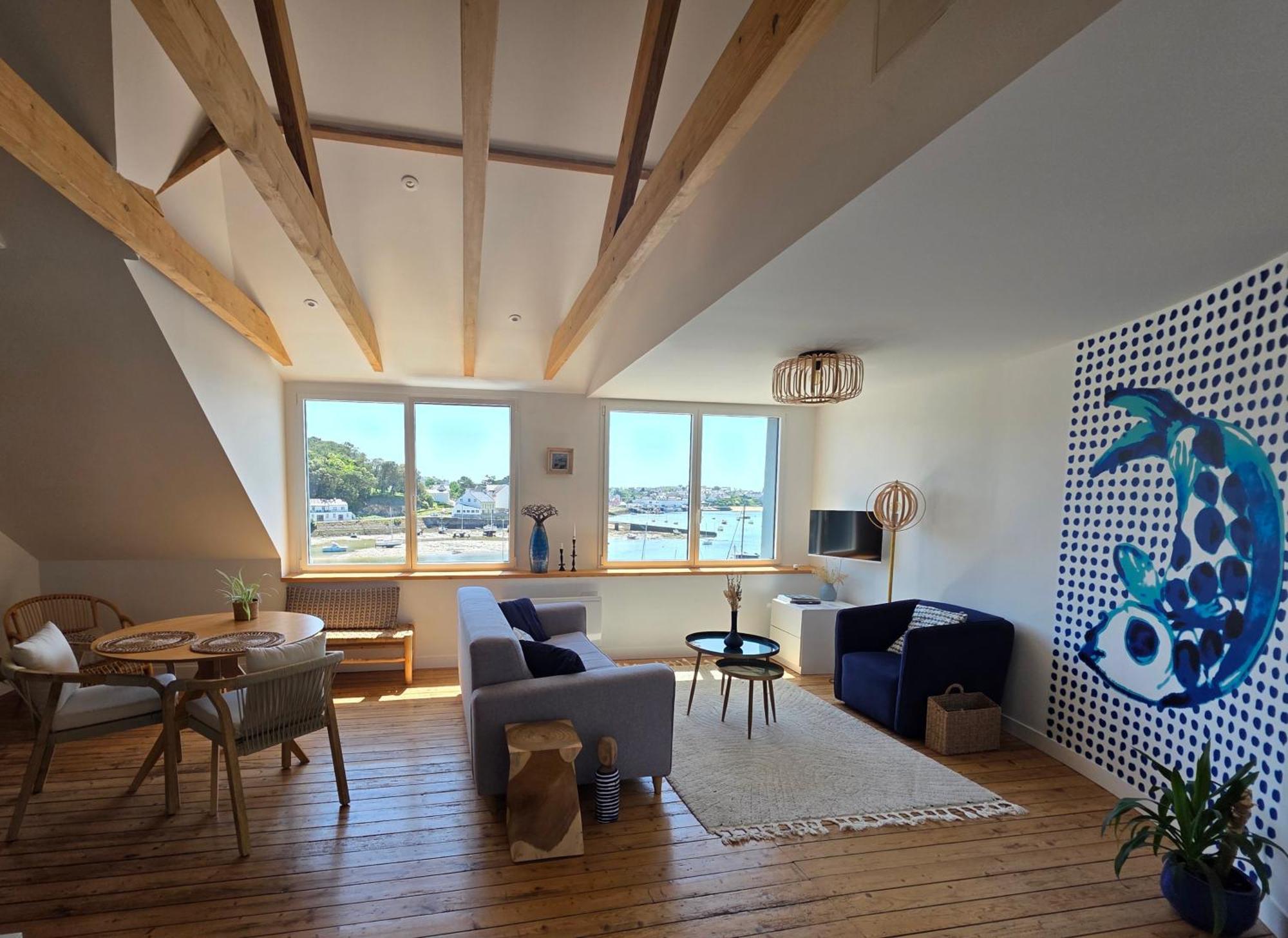 Anatoline Audierne Appart'Hotel Vue Mer - Sea & Harbor Stay Exteriör bild